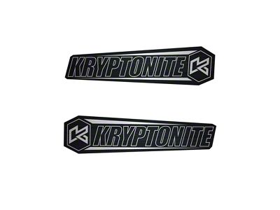 Kryptonite Products Front Upper Control Arm Kryptonite Logo Plates (88-98 K1500 w/ Kryptonite Upper Control Arms)