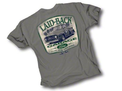 Laid Back Kingston 55 Ford Truck T-Shirt, Gray