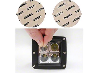 Lamin-X 5-Inch Round Fog Light Covers; Clear (67-69 Camaro)