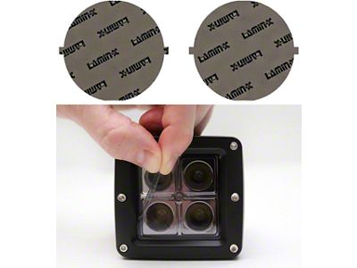 Lamin-X 5-Inch Round Fog Light Covers; Tint (67-69 Camaro)
