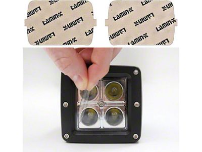 Lamin-X 5-Inch x 7-Inch Sealed Beam EURO Style Headlight Covers; Clear (84-96 Corvette C4)