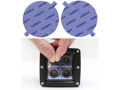 Lamin-X 7-Inch Round EURO Style Sealed Beam Headlight Covers; Blue (53-57 Corvette C1)