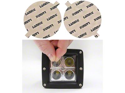 Lamin-X 7-Inch Round EURO Style Sealed Beam Headlight Covers; Clear (53-57 Corvette C1)