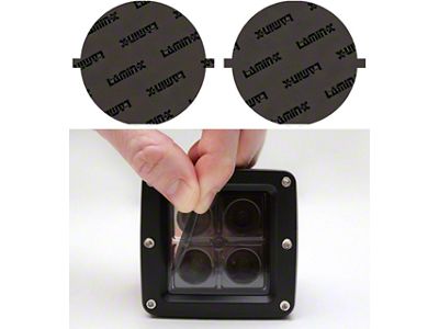 Lamin-X 7-Inch Round Headlight Covers; Gunsmoke (53-57 Corvette C1)