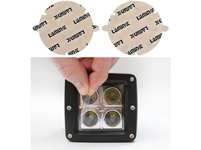 Lamin-X 7-Inch Round Sealed Beam Headlight Covers; Clear (53-57 Corvette C1)