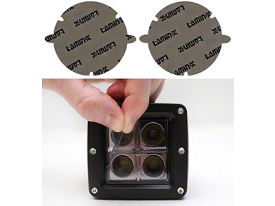 Lamin-X 7-Inch Round Sealed Beam Headlight Covers; Tint (53-57 Corvette C1)