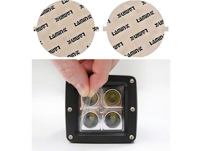 Lamin-X 7-Inch Round Headlight Covers; Clear (55-57 150, 210, Bel Air, Nomad)