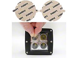 Lamin-X 7-Inch Round Sealed Beam Headlight Covers; Clear (55-57 150, 210, Bel Air, Nomad)