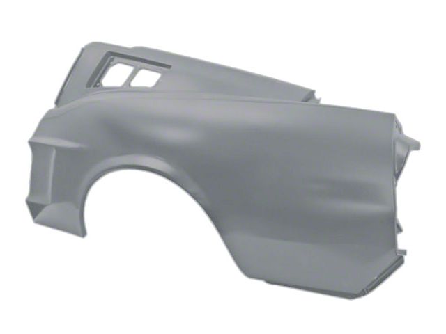Late 1968 Mustang Fastback OEM-Style Quarter Panel without Indentation, Left