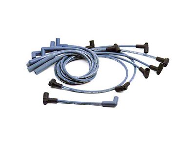 Late Great Chevy Blue Max; Custom Fit Wire Set; 8mm; 800 Ohm; Spiral Core; LT1, 1994-1996