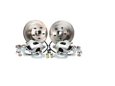 Late Great Chevy - Front Disc Brake Conversion Kit For Stock Spindles, Basic, Manual Brakes, 1969-1970