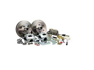 Late Great Chevy - Front Disc Brake Conversion Kit For Stock Spindles, Deluxe, Manual Brakes, 1965-1968
