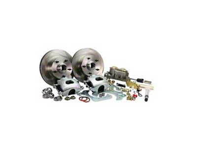 Late Great Chevy - Front Disc Brake Conversion Kit For Stock Spindles, Deluxe, Manual Brakes, 1969-1970