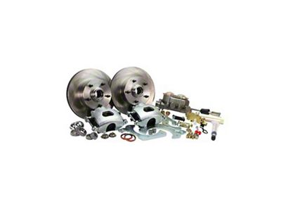 Late Great Chevy - Front Disc Brake Conversion Kit For Stock Spindles, Manual, 1958