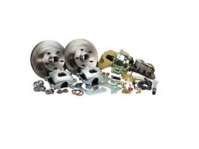 Late Great Chevy - Front Disc Brake Conversion Kit For Stock Spindles, Power Brakes, 1965-1968