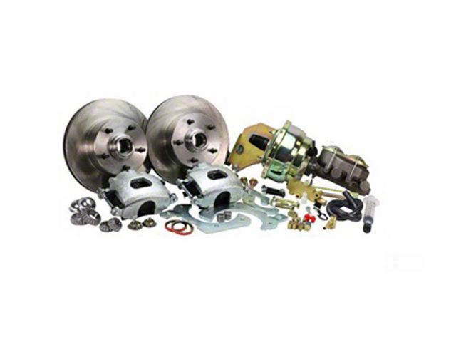 Late Great Chevy - Front Disc Brake Conversion Kit For Stock Spindles, Power Brakes, 1969-1970