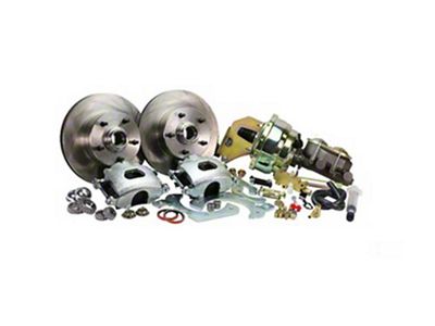 Late Great Chevy - Front Disc Brake Conversion Kit For Stock Spindles, Power Brakes, 1969-1970