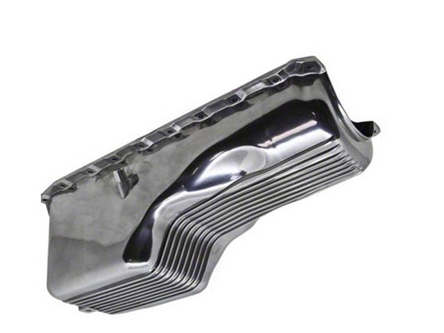 Late Great Chevy - Oil Pan, Big Block, Polished Finned Aluminum