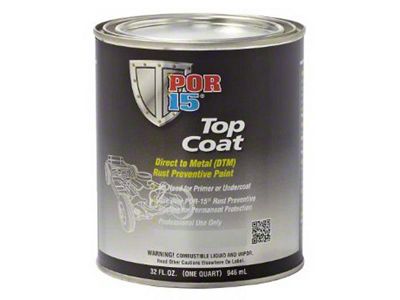 Late Great Chevy - POR-15 Top Coat Paint, Quart, Assorted Colors