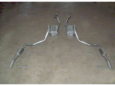 Late Great Chevy - Dual Exhaust System, Small Block With Resonators, Except Station Wagon, 1965-1968
