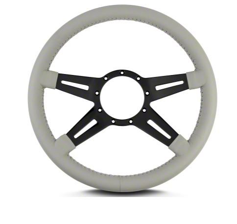 Ecklers Lecarra 14 in MK-9 Steering Wheel, Black, Light Gray
