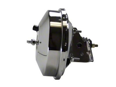 LEED Brakes 9-Inch Single Power Brake Booster; Chrome Finish (70-81 Camaro)