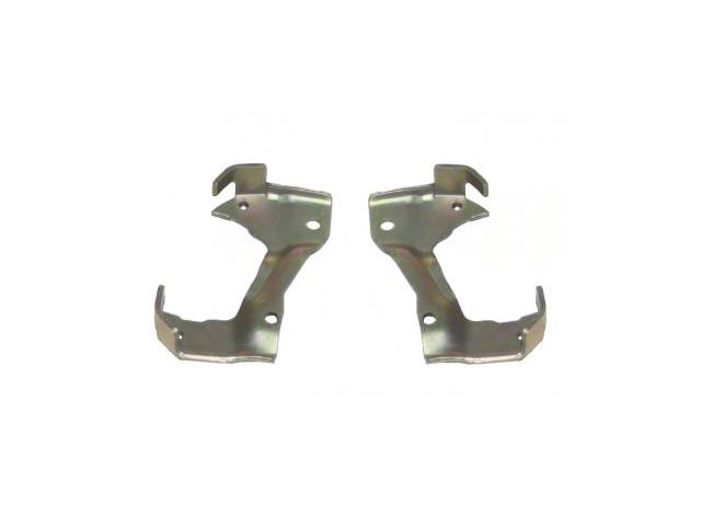 LEED Brakes Disc Caliper Mounting Brackets; Zinc Plated (67-69 Camaro)