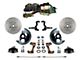 LEED Brakes Power Front Disc Brake Conversion Kit with 7-Inch Brake Booster, Master Cylinder, Side Mount Valve and MaxGrip XDS Rotors; Zinc Plated Calipers (67-69 Camaro w/ 4-Wheel Disc Brakes)