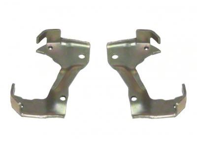LEED Brakes Disc Caliper Mounting Brackets; Zinc Plated (67-69 Firebird)
