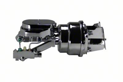 LEED Brakes Ecklers 7-Inch Dual Power Brake Booster with 1-1/8-Inch ...