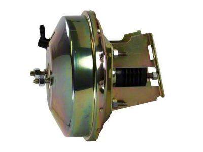 LEED Brakes 9-Inch Single Power Brake Booster; Zinc Finish (58-68 Biscayne, Caprice, Del Ray, Impala)