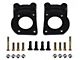 LEED Brakes Power Front Disc Brake Conversion Kit with MaxGrip XDS Rotors; Black Calipers (64-66 V8 Mustang w/ Manual Transmission & Front Drum Brakes)