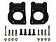LEED Brakes 4-Piston Front Spindle Mount Disc Brake Conversion Kit and Vented Rotors; Zinc Plated Calipers (70-73 Mustang)