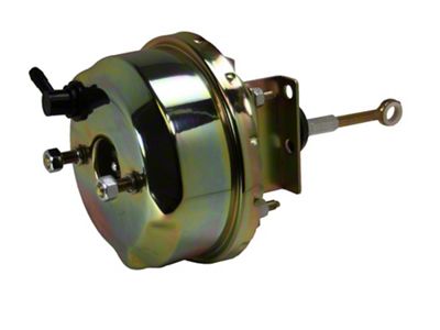 LEED Brakes 7-Inch Single Power Brake Booster; Zinc Finish (64-66 Mustang)