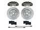 LEED Brakes MaxGrip Lite XDS Brake Rotor, Pad and 4-Piston Caliper Kit; Front; Anodized Calipers (64-67 V8 Mustang w/ Front Disc Brakes & 5-Lug)