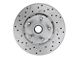LEED Brakes MaxGrip XDS Brake Rotor, Pad and 4-Piston Caliper Kit; Front; Zinc Plated Calipers (64-67 V8 Mustang w/ Front Disc Brakes & 5-Lug)