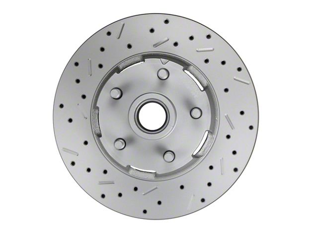 LEED Brakes MaxGrip XDS Rotor; Front Driver Side (64-67 Mustang w/ 4-Piston Calipers)