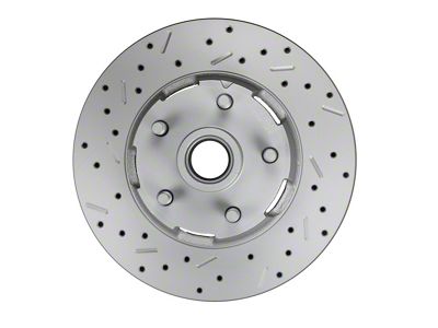 LEED Brakes MaxGrip XDS Rotor; Front Driver Side (64-67 Mustang w/ 4-Piston Calipers)