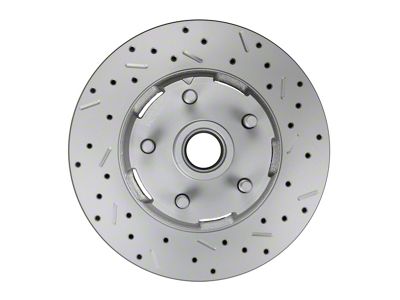 LEED Brakes MaxGrip XDS Rotor; Front Passenger Side (64-67 Mustang w/ 4-Piston Calipers)