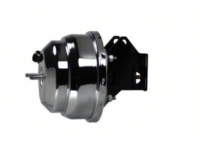 LEED Brakes 8-Inch Dual Power Brake Booster; Chrome Finish (57-59 Ranchero)