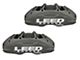 LEED Brakes Manual MaxGrip Lite 4-Piston Front Disc Brake Conversion Kit with MaxGrip XDS Rotors; Anodized Calipers (58-60 Thunderbird)
