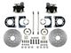 LEED Brakes Rear Disc Brake Conversion Kit with MaxGrip XDS Rotors for Ford New Style 9-Inch Large Bearing Rear Axles; Zinc Plated Calipers (58-71 Thunderbird)