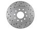 LEED Brakes Rear Disc Brake Conversion Kit with MaxGrip XDS Rotors for Ford New Style 9-Inch Large Bearing Rear Axles; Zinc Plated Calipers (58-71 Thunderbird)