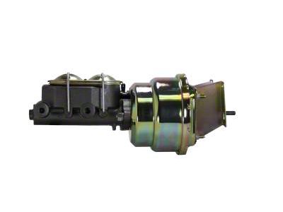 LEED Brakes 7-Inch Dual Power Brake Booster with 1-1/8-Inch Dual Bore Master Cylinder; Zinc Finish (67-72 Blazer, C10, Jimmy, K10)