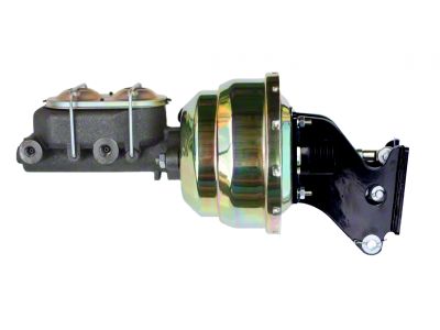 LEED Brakes 8-Inch Dual Power Brake Booster with 1-1/8-Inch Dual Bore Master Cylinder; Zinc Finish (67-72 Blazer, C10, Jimmy, K10)