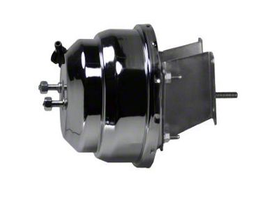 LEED Brakes Compact-10 Series 8-Inch Dual Power Brake Booster; Chrome Finish (67-72 Blazer, C10, Jimmy, K10)