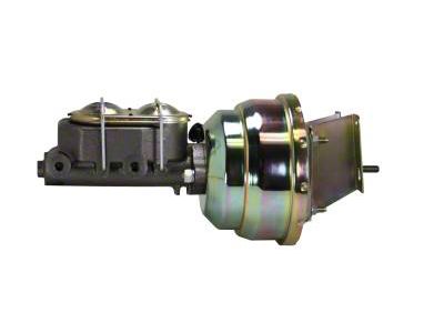 LEED Brakes Compact-10 Series 8-Inch Dual Power Brake Booster; Zinc Finish (67-72 Blazer, C10, Jimmy, K10)