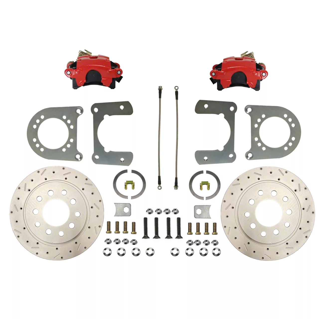 LEED Brakes Universal EK Rear Disc Brake Conversion Kit with MaxGrip ...