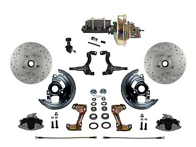 LEED Brakes Power Front Disc Brake Conversion Kit with 9