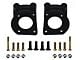 LEED Brakes 4-Piston Manual Front Disc Brake Conversion Kit with Master Cylinder, Adjustable Valve and MaxGrip XDS Rotors; Black Calipers (67-69 Mustang w/ Front Drum Brakes & 5-Lug)